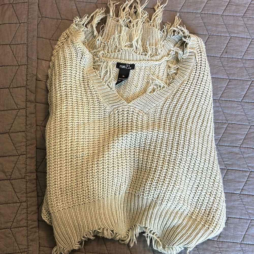 Rue 21-xl green sweater